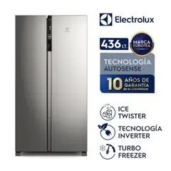 ELECTROLUX - Refrigeradora Side by Side 442L No Frost ERSA44V2HVG