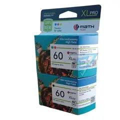 GENERICO - PACK TINTA 60XL COMPATIBLE NEGRO Y TRICOLOR