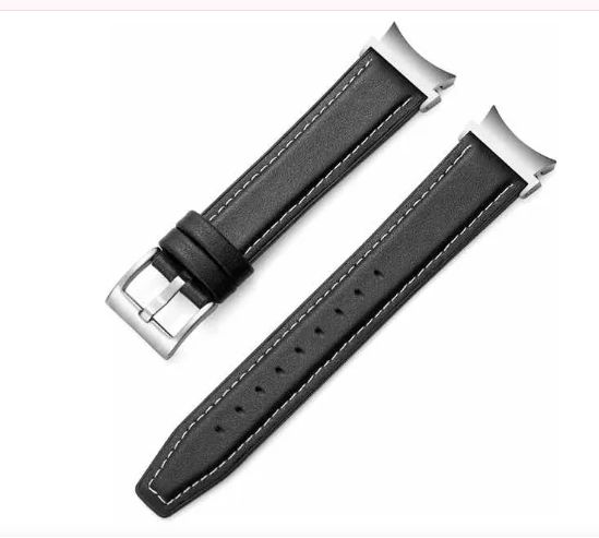 Correa Cuero para Samsung watch 4 / 44mm NEGRO