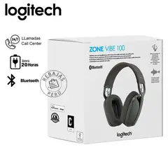 LOGITECH - Audífono Zone Vibe 100 Bluetooth con Micrófono Negro