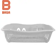BASA - Escurridor de Plato Con Base Jumbo Blanco 30 Platos -Basa