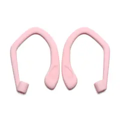 GENERICO - Clip Sujetador Gancho Antiperdida de silicona para AirPods Pro 12 - Rosado