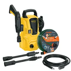 PRETUL - Hidrolavadora Portatil 1200W 1350psi + Manguera 20 metros