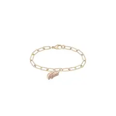 LACOSTE - Pulsera oro rosa de acero inoxidable CROCODILE