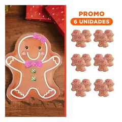 GENERICO - Pack6 Caja con Tapa en Corbata y Lazo Rosado