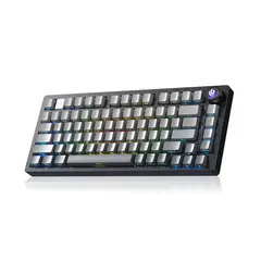 AULA - Teclado Inalambrico HI75C Pro LEOBOG by Premium Grandiente Black
