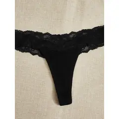 GENERICO - HILO LOLITA DE ENCAJE NEGRO MARY 05