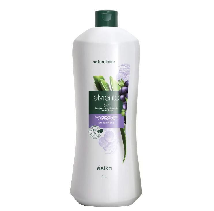 Shampoo Alviento 3 en 1 Hidratación y Protección