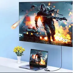 GENERICO - HUB CONEVTOR C PARA PC LAPTOP USB DHMI 4K