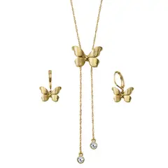 ESIKA - Set Collar + Aretes Butterfly Dream COLLAR Y ARETES