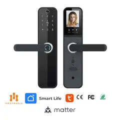 MADTRONIX - Cerradura Inteligente con Camara y Pantalla HR07 Videoportero