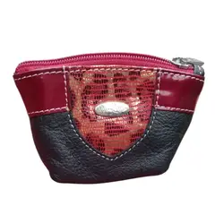 PERRY JHAN - Monedero minimalista de Cuero para Mujer