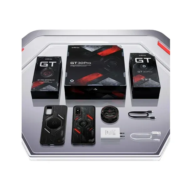 Smartphone GT30 pro Gamer Pack 12+12Gb Ram - 512Gb Color Dark Flare Negro