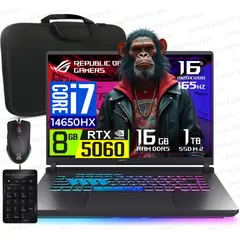ASUS - Laptop ROG Strix G16 (2025) Intel Core i7 14650HX 16GB DDR5 1TB SSD RTX 5060 16" WUXGA 165Hz