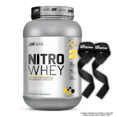 Universe Nutrition - Nitro Whey 1.1 KG Proteina Whey - Cookie and cream + Straps
