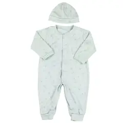 GENERICO - Enterizo Algodon - Cielo Verde T3