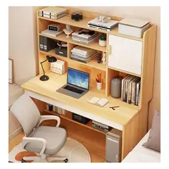 GENERICO - Escritorio Moderno 8 divisiones Marrón Claro 120cm ZZ83