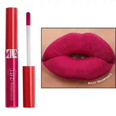 ESIKA - Labial líquido mate COLORFIX 24H LIQUID TATTOO rojo triunfante
