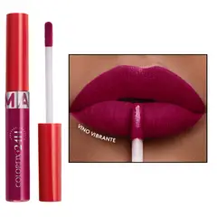 ESIKA - Labial líquido mate COLORFIX 24H LIQUID TATTOO vino vibrante