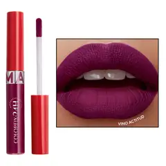 ESIKA - Labial líquido mate COLORFIX 24H LIQUID TATTOO vino actitud
