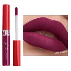 ESIKA - Labial líquido mate COLORFIX 24H LIQUID TATTOO vino intenso