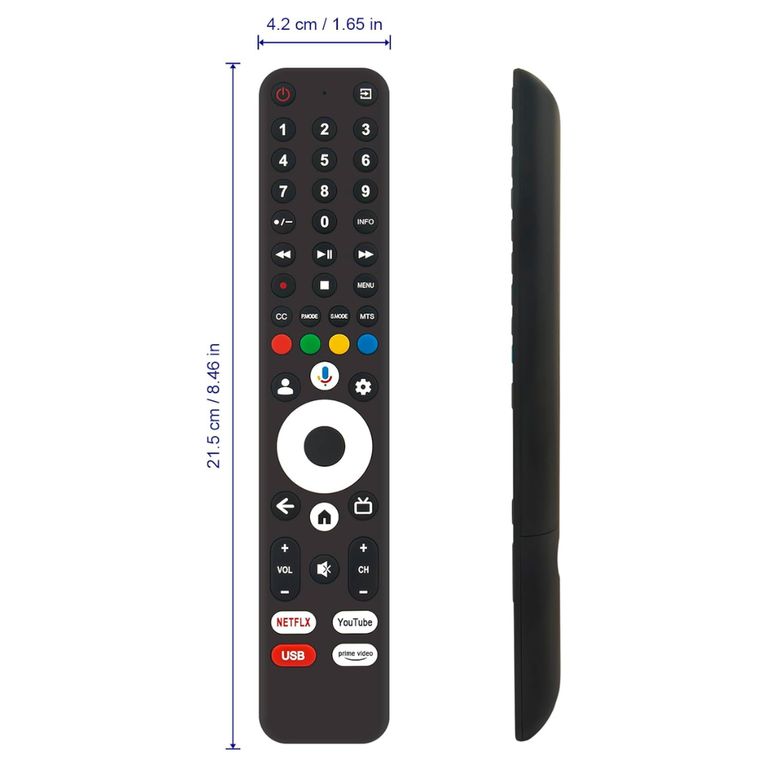 Control para Tv Blackline smart uhd 4k