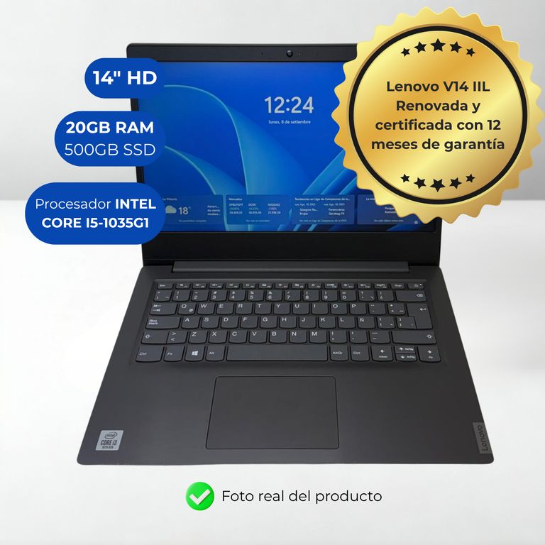 Laptop V14-IIL Corei5-1035G1 20Gb 500Gb 14 W11 Reacondicionada