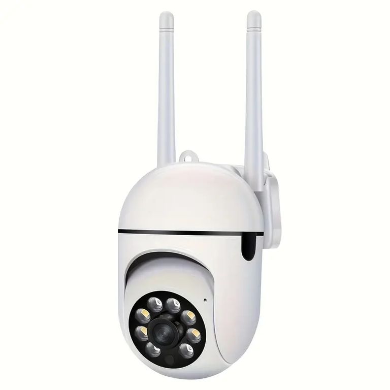 Cámara de Seguridad WiFi 1080P con Visión Nocturna a Color y Audio Bidireccional