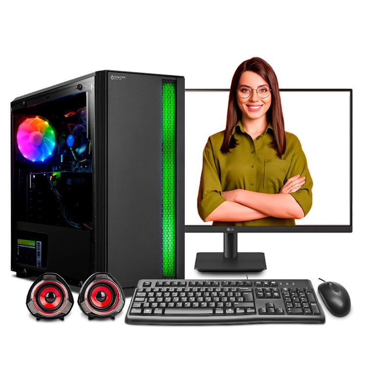 Pc Core I7 12700 16gb 500Gb 24 Ips Mipclista Computadora ESCRITORIO