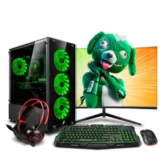 INTEL - Pc Gamer Core i5 12400F 16gb 500GB 24 RTX3050 6GB Mipclista Draco Green