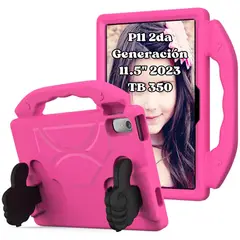 GENERICO - Funda Protector Goma Eva Antigolpe Para Lenovo P11 2da Gen 11 .5" T350 - FUCSIA