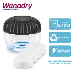 GENERICO - Absorbente de humedad pack dispositivo + 4 pastillas