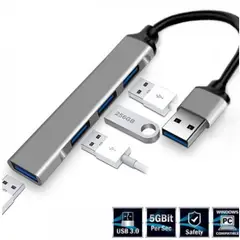 GENERICO - Hub Usb 30 4 Puertos Expansor Multi Para Laptop Pc 4 En 1