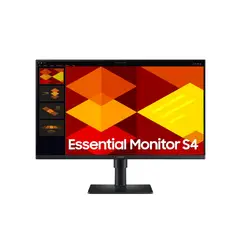 SAMSUNG - Monitor plano Essential S4 27 FHD IPS 100Hz HDMI DP PIVOT Negro