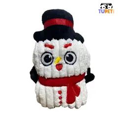 TUPET SHOP - Peluche Muñeco de Nieve Navideño para Perros Interactivo