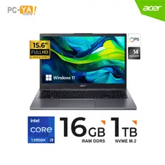 ACER - LAPTOP ASPIRE 15 Intel I9-13900H/16GB/1TB SSD/15.6"FHD/WINDOWS 11