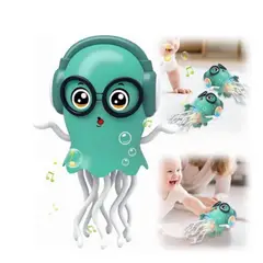 GENERICO - Juguetes Electrico Pulpo Interactivo -Turquesa