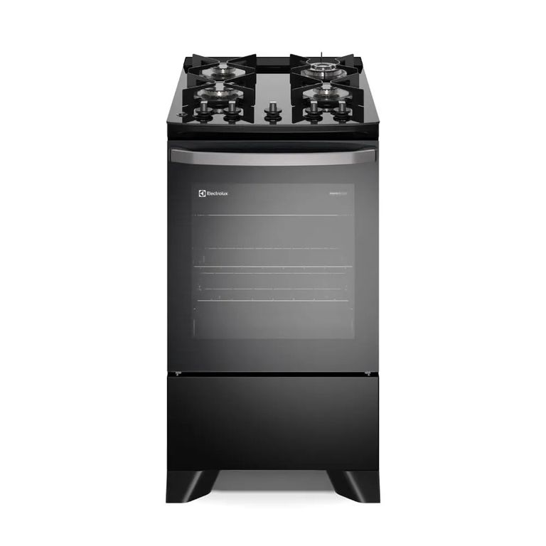 Cocina Gas FE4GP4H 20" Negro 4 Hornillas