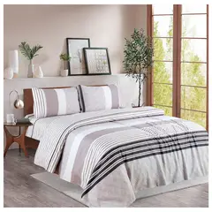 CASATEX - JUEGO DE SÁBANAS CON DISEÑO DE 2 PLAZAS