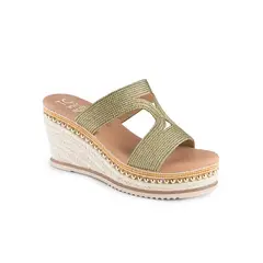 TIME CHOPPER - Sandalias 6W9304-6 Gold - Mujer