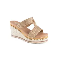 TIME CHOPPER - Sandalias 6W9304-6 Champagne - Mujer