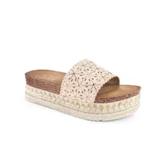 TIME CHOPPER - Sandalias H7532-18 Beige - Mujer