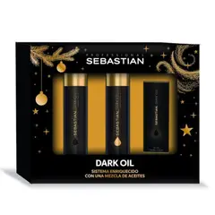 SEBASTIAN - DARK OIL – Pack Trío Shampoo 250 ml + Conditioner 250 ml + Oil 100 ml