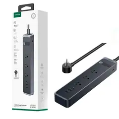 UGREEN - Regleta S731 3 Tomas /2 X Usb-a /1x Usb-c (1.8m) 30W