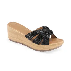 VIA UNO - Sandalias 2B3606-3 Black - Mujer