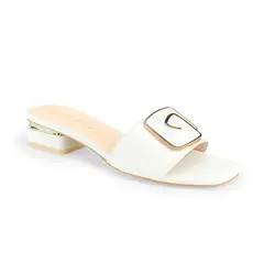 VIA UNO - Sandalias 6F8103-7 White - Mujer