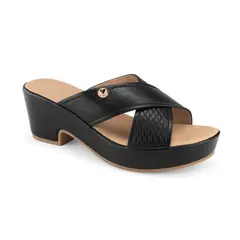 VIA UNO - Sandalias 3F8743-Es6 Black - Mujer