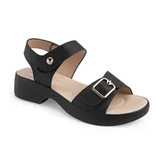 VIA UNO - Sandalias A62780-12 Black - Mujer