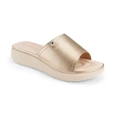 VIA UNO - Sandalias 1389-6 Gold - Mujer
