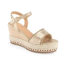 VIA UNO - Sandalias 6W6415-36 Light Gold - Mujer